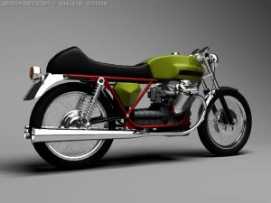 moto guzzi v7 sport 3D Model