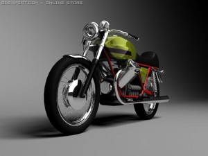 moto guzzi v7 sport Model 3D