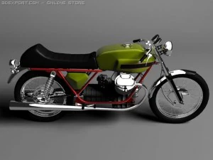 moto guzzi v7 sport 3D Model