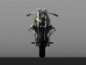 moto guzzi v7 sport 3D Model
