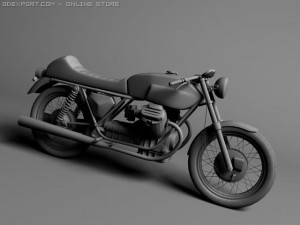 moto guzzi v7 sport Model 3D