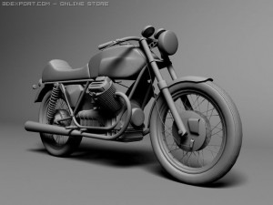 moto guzzi v7 sport Model 3D