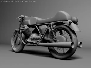 moto guzzi v7 sport 3D Model