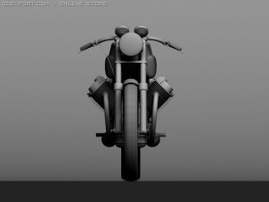 moto guzzi v7 sport Model 3D