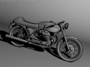 moto guzzi v7 sport 3D Model