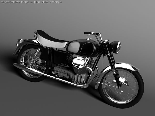 moto guzzi 850 california 3Dモデル .c4d .max .obj .3ds .fbx .stl .blend 