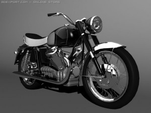 moto guzzi 850 california 3Dモデル
