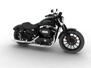 harley davidson xl883 sportster iron 2012 3D Model