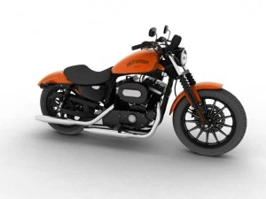 harley davidson xl883 sportster iron 2012 3D Model