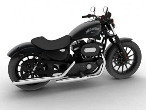 harley davidson xl883 sportster iron 2012 3D Model