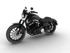 harley davidson xl883 sportster iron 2012 3Dモデル