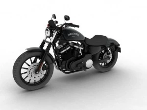 harley davidson xl883 sportster iron 2012 3D Model