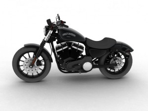 harley davidson xl883 sportster iron 2012 3Dモデル