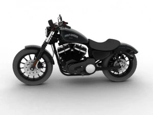 harley davidson xl883 sportster iron 2012 3D Model