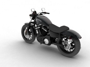 harley davidson xl883 sportster iron 2012 3Dモデル