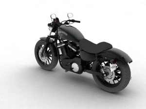 harley davidson xl883 sportster iron 2012 3D Model