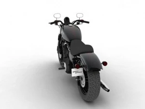harley davidson xl883 sportster iron 2012 3D Model