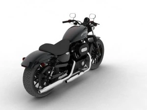 harley davidson xl883 sportster iron 2012 3D Model