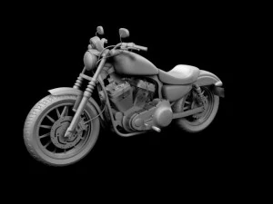 harley davidson xl883 sportster iron 2012 3D Model