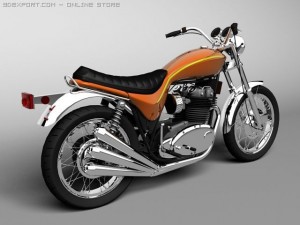 triumph x75 hurricane 3D Модель