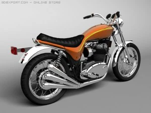 triumph x75 hurricane 3D Model