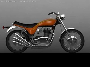 triumph x75 hurricane 3D Model