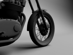 triumph x75 hurricane 3D Модель