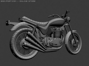 triumph x75 hurricane 3D Модель