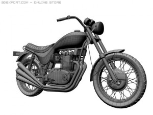 triumph x75 hurricane 3D Модель