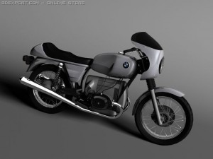 bmw r100 s 1978 3D Model