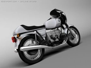 bmw r100 s 1978 3D Model
