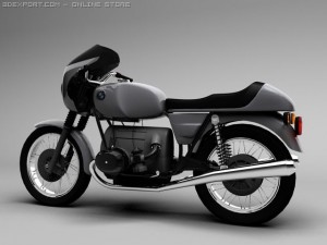 bmw r100 s 1978 3D Model