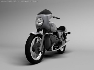 bmw r100 s 1978 3D Model