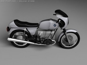 bmw r100 s 1978 3D Model