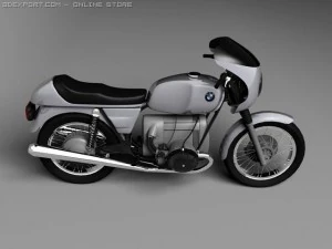 bmw r100 s 1978 3D Model