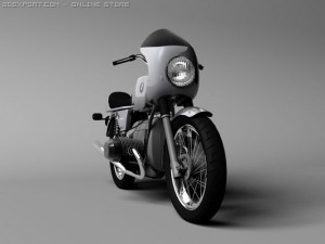 bmw r100 s 1978 3D Model