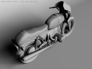bmw r100 s 1978 3D Model