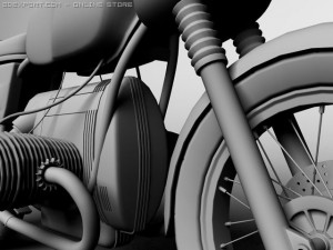 bmw r100 s 1978 3D Model