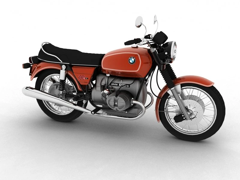 bmw r906 1974 3D Model .c4d .max .obj .3ds .fbx .stl .blend 