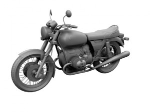bmw r906 1974 3D Модель