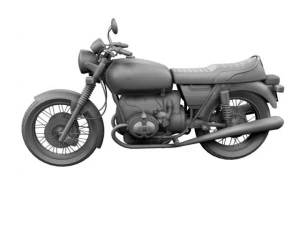 bmw r906 1974 3D Model