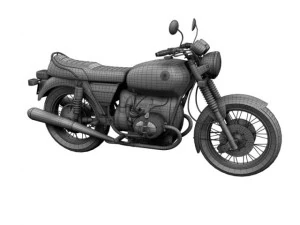 bmw r906 1974 3D Model