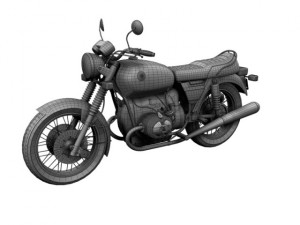 bmw r906 1974 3D Модель