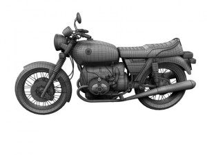 bmw r906 1974 3D Модель