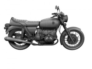 bmw r906 1974 3D Модель