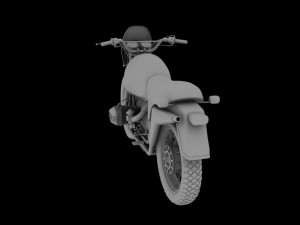 bmw r80 gs parisdakar Modello 3D
