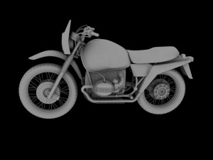 bmw r80 gs parisdakar Modello 3D