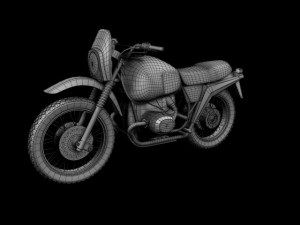 bmw r80 gs parisdakar Modello 3D