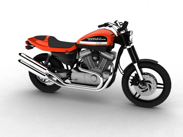 harleydavidson xr1200 2010 3D Model .c4d .max .obj .3ds .fbx .stl .blend 