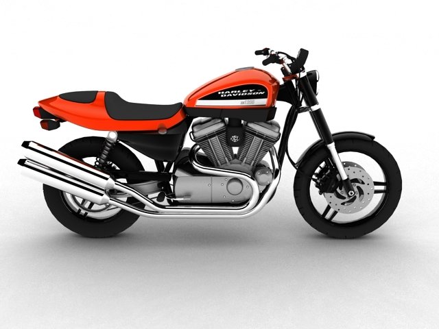 harleydavidson xr1200 2010 3D Model in Motorcycle 3DExport